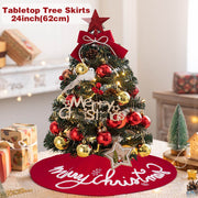 Christmas Letter Christmas-tree Skirt Holiday Atmosphere Decoration Supplies - Boaties Collective