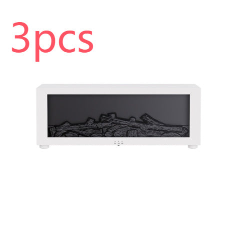 New Flame Aromatherapy Machine Colorful Essential Oil Diffuser Home Large Fog Volume Flame Humidifier 3D Flame Fireplace Machine - Boaties Collective