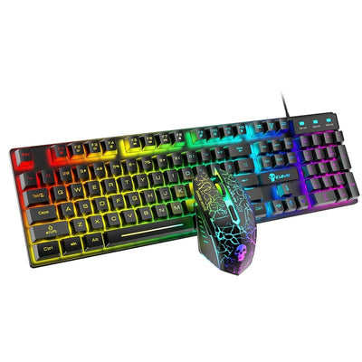 Kuiying T6RGB Luminous Keyboard And Mouse Set - Boaties Collective