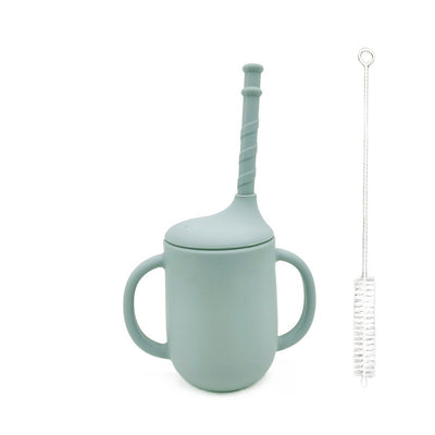 New Product Silicone Baby Drinking Cup With Straw Leak-proof And Drop-proof - Boaties Collective