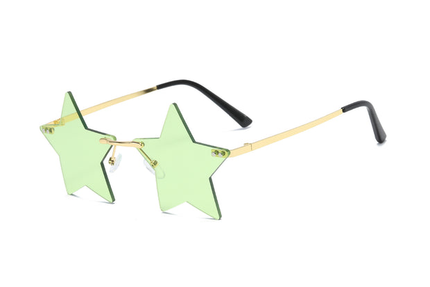 Rimless Star Fashion Small Sun glasses - Boaties Collective