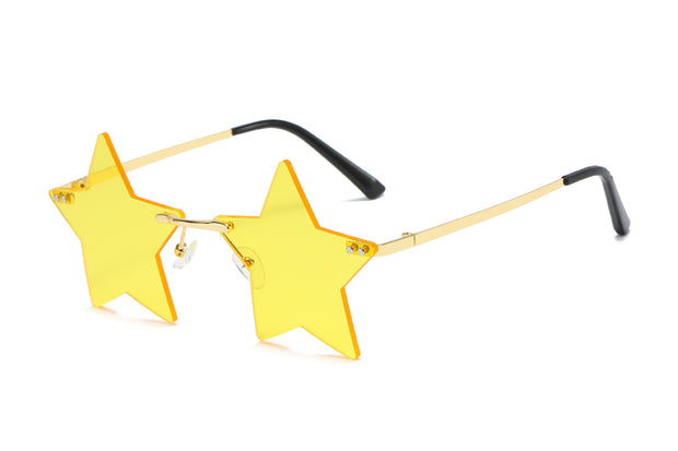 Rimless Star Fashion Small Sun glasses - Boaties Collective