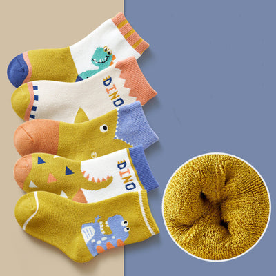 Cartoon Boys And Girls Winter Thickened Cotton Socks In The Tube - Boaties Collective