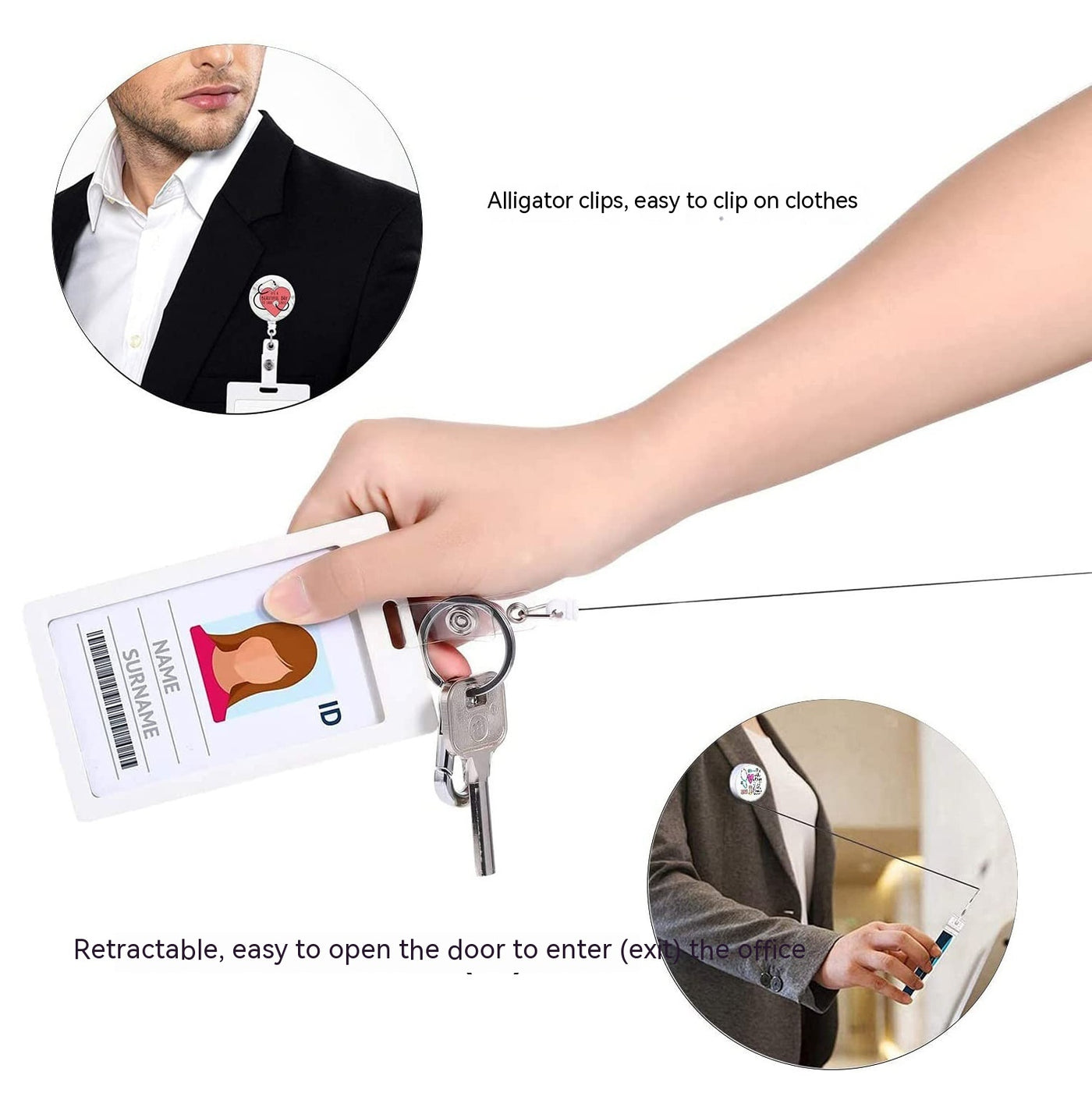 Retractable ID holder for Health professionals - Boaties Collective