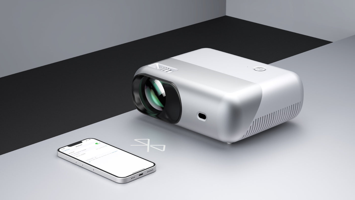 Home Portable Same Screen With Mobile Phone Projector WiFi HD 1080p Projector - Boaties Collective