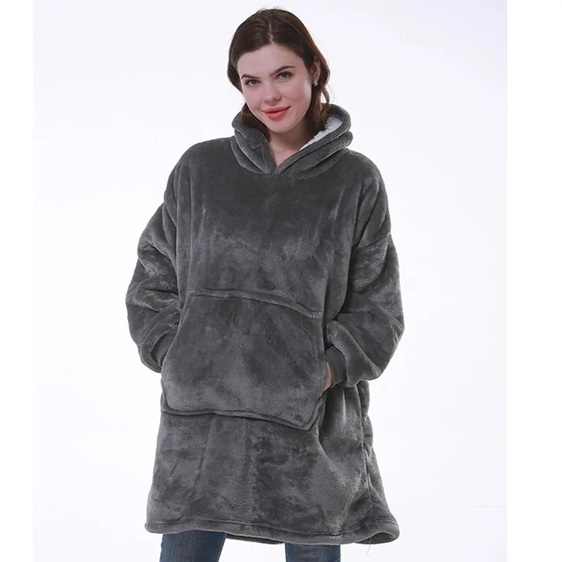 Winter Fleece Oversized Hoodie - Boaties Collective