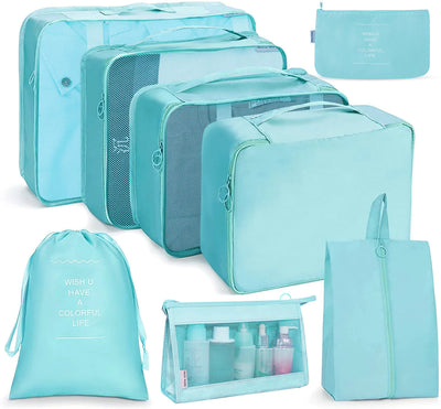 8-Piece Travel Clothes Organizer Set - Boaties Collective