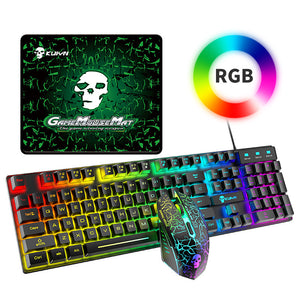 Kuiying T6RGB Luminous Keyboard And Mouse Set - Boaties Collective