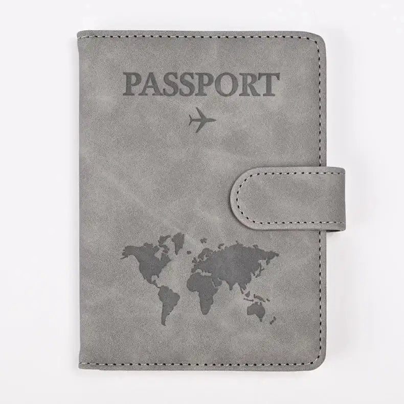 PU Leather Passport and Card Holder - Boaties Collective