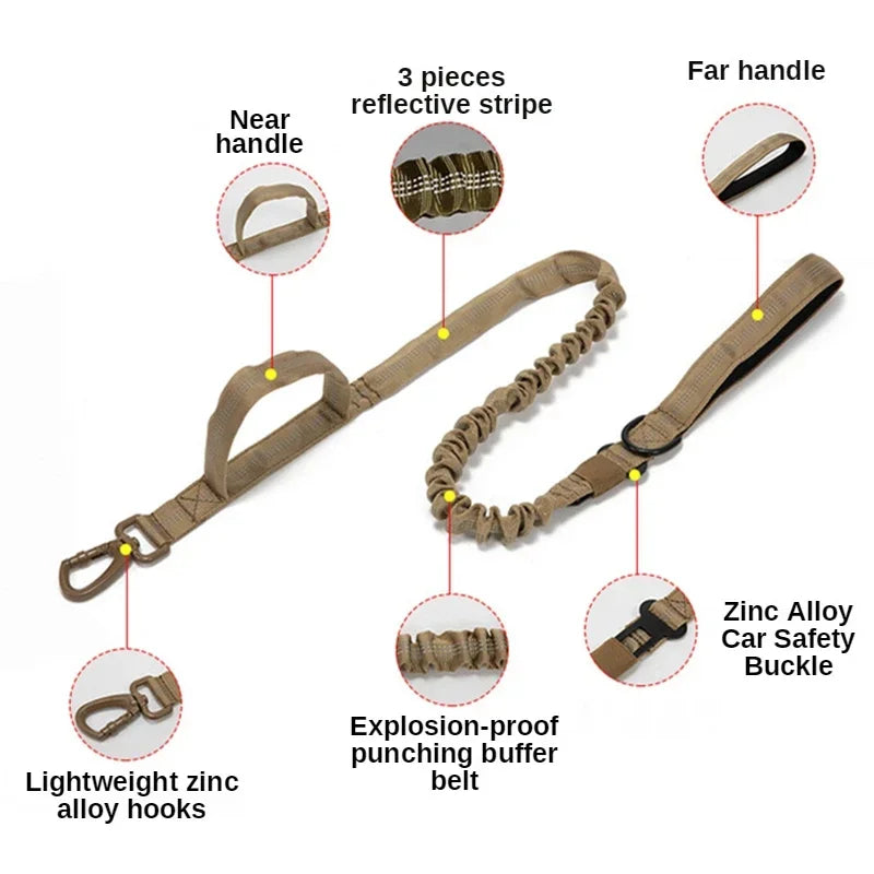 Durable Tactical Dog Collar Leash - Boaties Collective