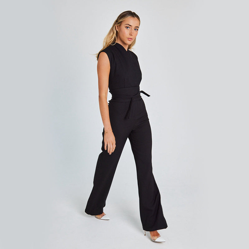 Fashion Elegant Long Sleeveless jumpsuit - Boaties Collective