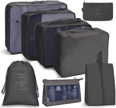 8-Piece Travel Clothes Organizer Set - Boaties Collective