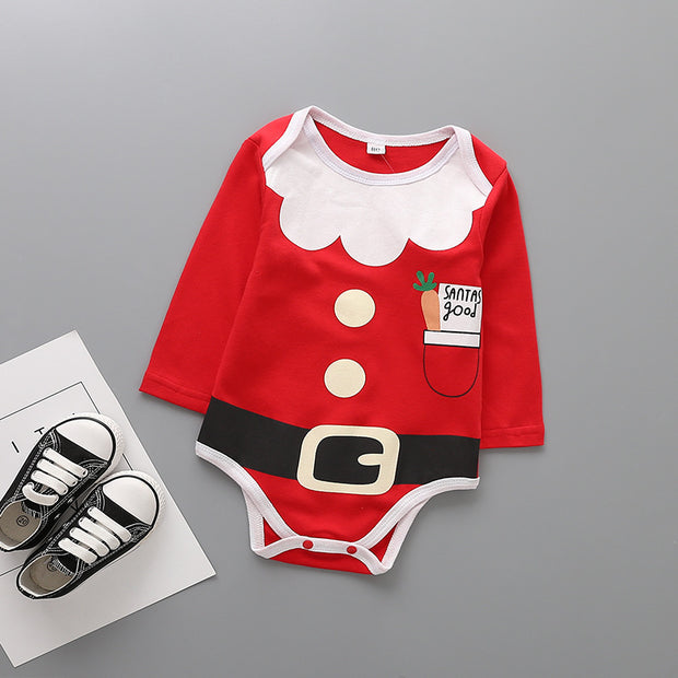 Baby Christmas Long Sleeve Jumpsuit - Boaties Collective