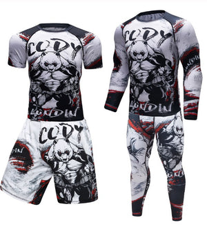 MMA Work Out Compression Fitness sets for men - Boaties Collective