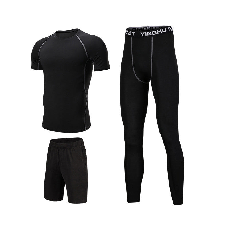 Running Workout Clothes Men 7pcs / sets Compression Running Basketball Games Jogging Tights set of underwear Gym Fitness sports sets - Boaties Collective