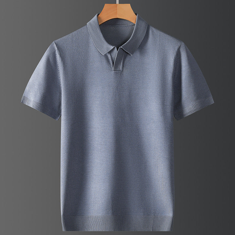 Fall Winter Men Short-sleeved Trendy Polo Shirt - Boaties Collective