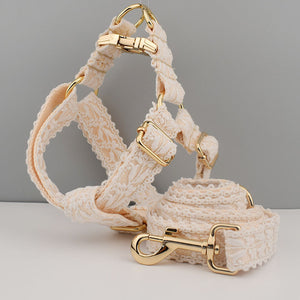 Leaf Lace Strap Gold Buckle Pet Supplies - Boaties Collective