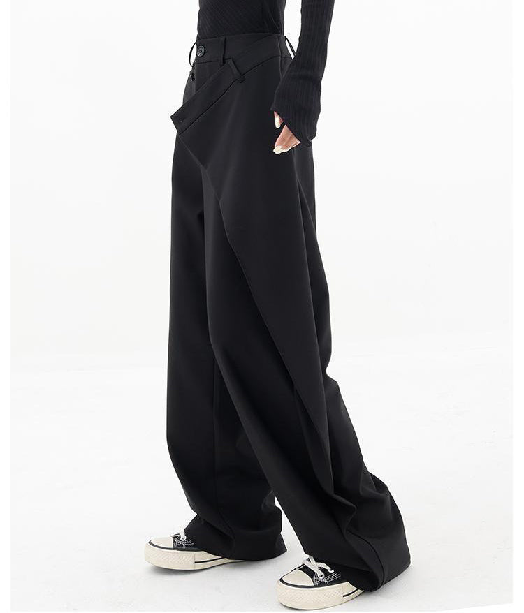 Irregular Wide-leg Fashion Loose Trousers - Boaties Collective