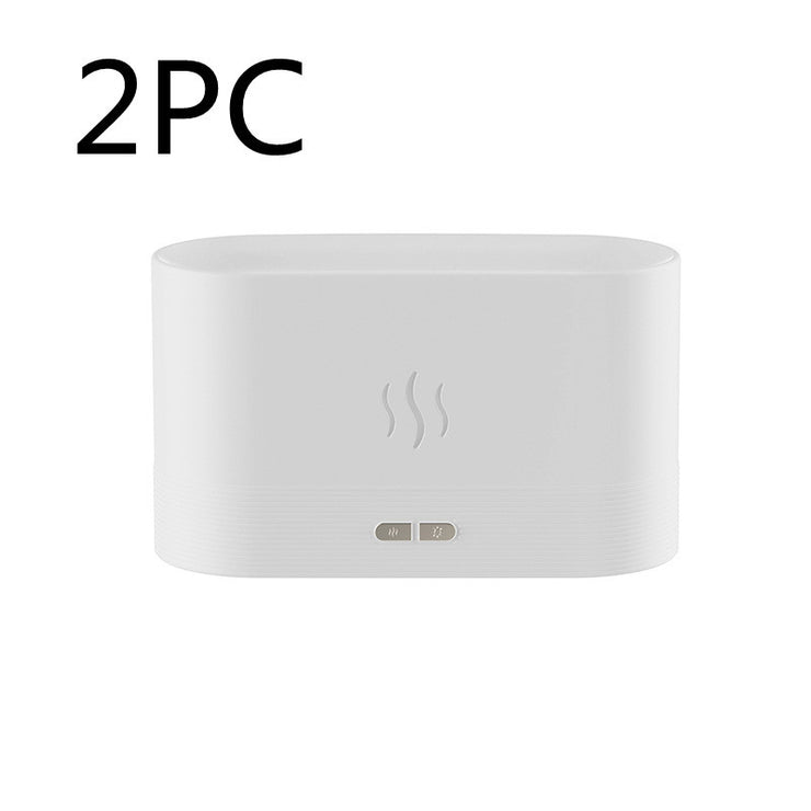 Aroma Diffuser With Flame Light Mist Humidifier Aromatherapy Diffuser With Waterless Auto-Off Protection For Spa Home Yoga Office - Boaties Collective