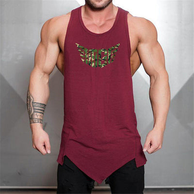 Camouflage Muscle Men Sports Fitness Vest - Boaties Collective