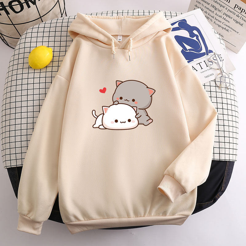 Teen Candy Color Sweater Cute Kawaii Loose Sweater Women - Boaties Collective