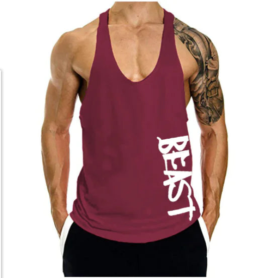 Beast Print Fitness Muscle Shirt - Boaties Collective