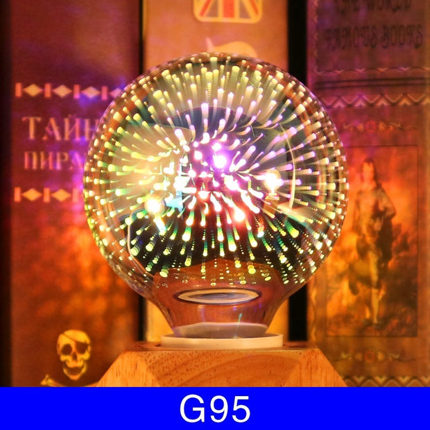 3D Fireworks Decorative Light Bulb Christmas Lights Christmas Home Decorations - Boaties Collective