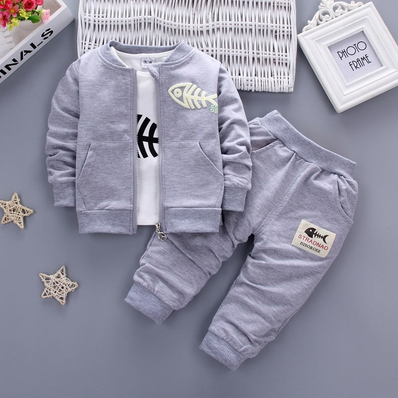 Children's three-piece children's clothing - Boaties Collective