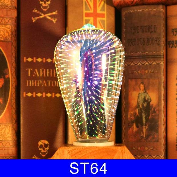 3D Fireworks Decorative Light Bulb Christmas Lights Christmas Home Decorations - Boaties Collective