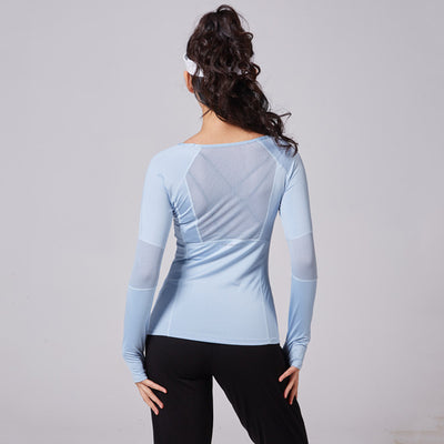 New Slim Yoga Fitness Running Long Sleeve Top Women - Boaties Collective