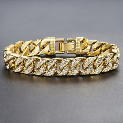 Miami Gold Curb Cuban Bracelet - Boaties Collective