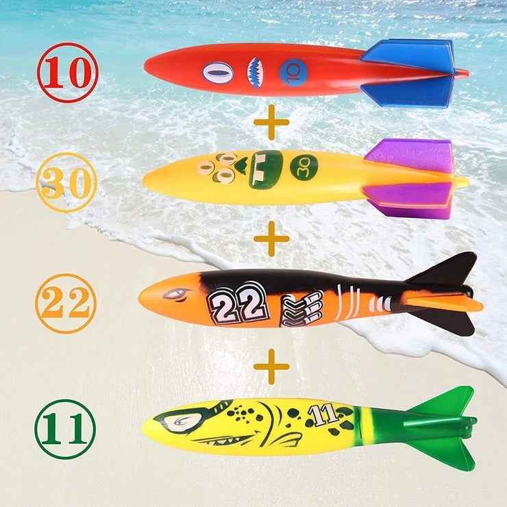 Diving Toys 20PCs Children's Swimming Pool Treasure Hunting Toys - Boaties Collective