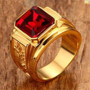 Trendy Fashion Rings Vintage Men's Gold Diamond Rings - Boaties Collective