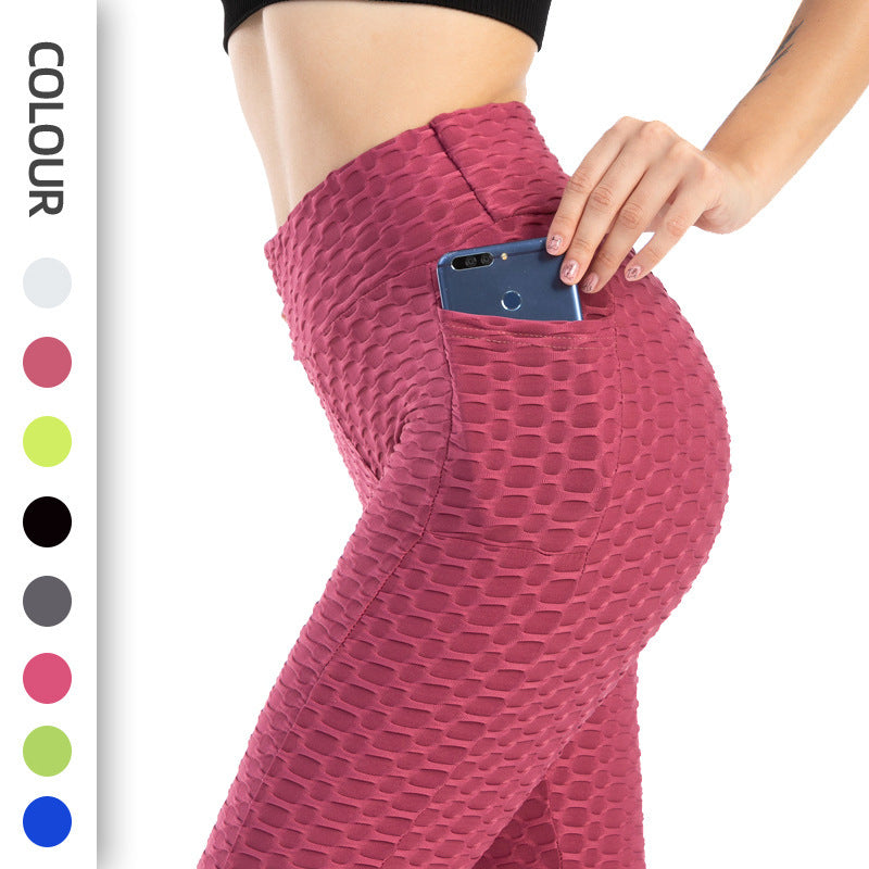 Fitness Yoga Pants Women Leggings With Pocket Running Sports - Boaties Collective