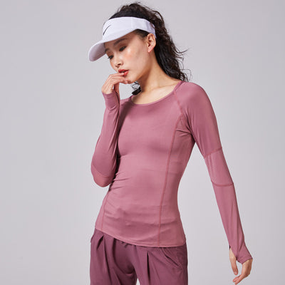 New Slim Yoga Fitness Running Long Sleeve Top Women - Boaties Collective