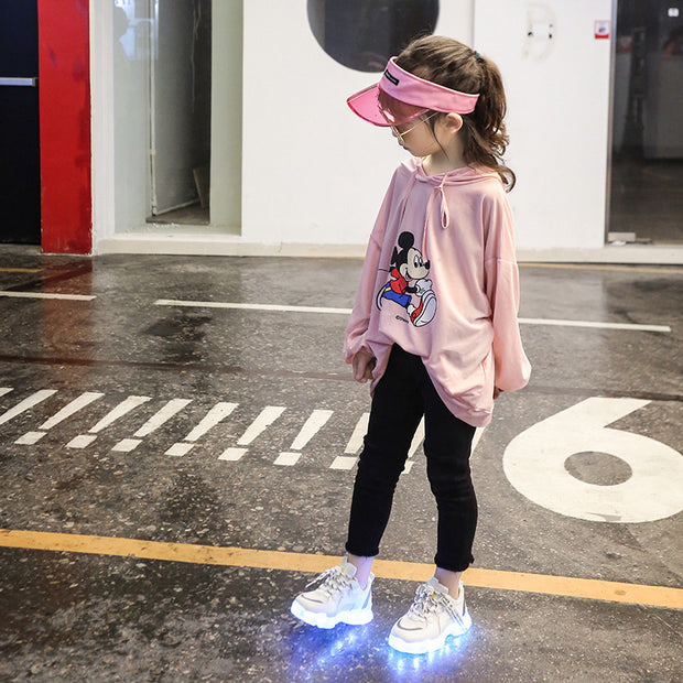 Colorful Children's Luminous Shoes, Girls' Luminous Shoes, Boys' Luminous Shoes - Boaties Collective