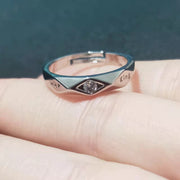 Couple Couple Rings Open Mouth White Gold Plated Men And Women - Boaties Collective