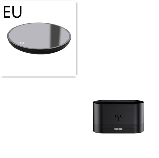 Aroma Diffuser With Flame Light Mist Humidifier Aromatherapy Diffuser With Waterless Auto-Off Protection For Spa Home Yoga Office - Boaties Collective