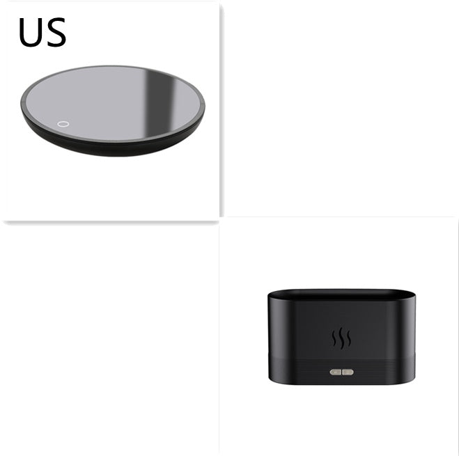 Aroma Diffuser With Flame Light Mist Humidifier Aromatherapy Diffuser With Waterless Auto-Off Protection For Spa Home Yoga Office - Boaties Collective