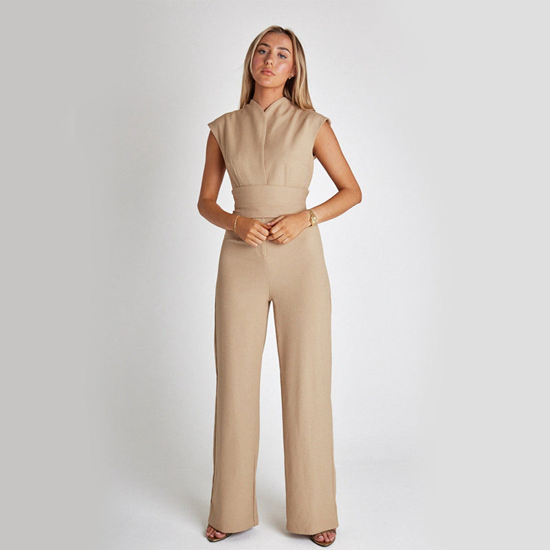 Fashion Elegant Long Sleeveless jumpsuit - Boaties Collective