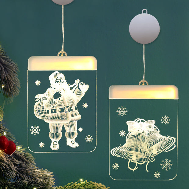 Suction Cup Hanging Lights Christmas Room Decoration - Boaties Collective