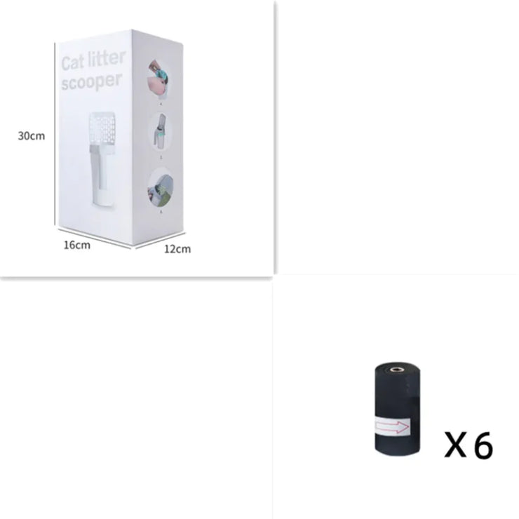 Hollow Plastic Cat Litter Scoop for Pet Care - Boaties Collective