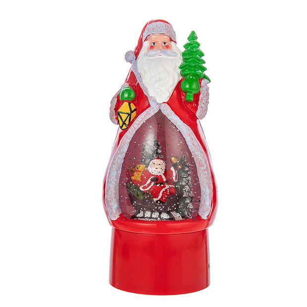 Christmas Decoration Old Man Snowman Music Box Desktop Ambience Light - Boaties Collective