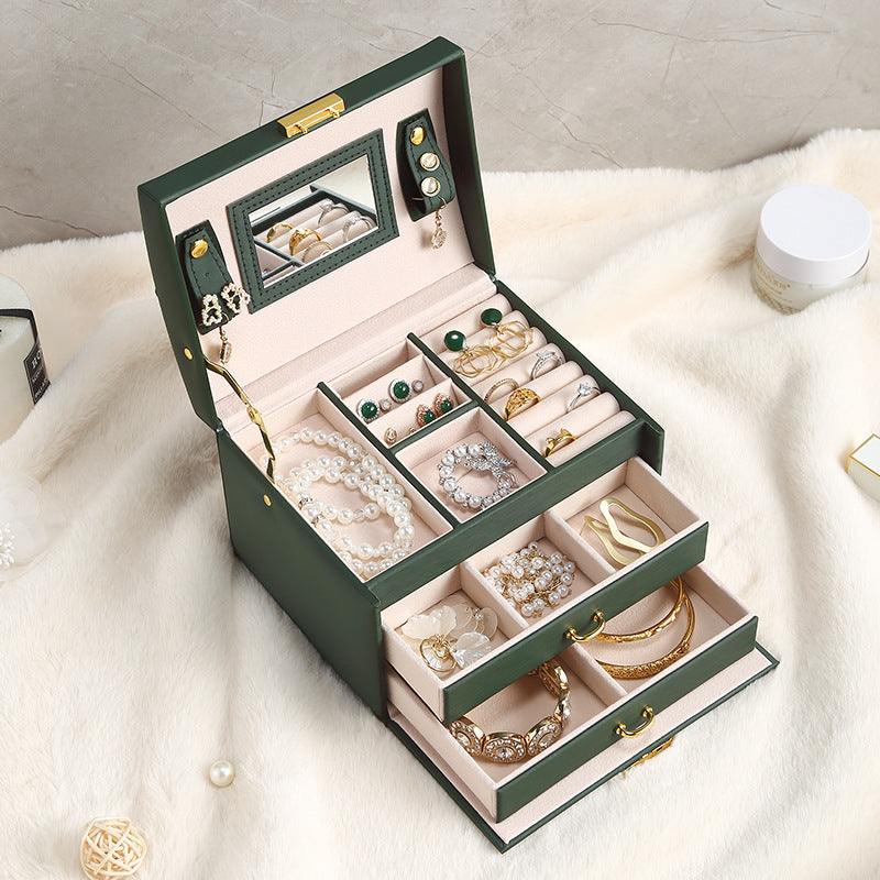 Three-tier Jewelry Organizer DrawerPortable - Boaties Collective