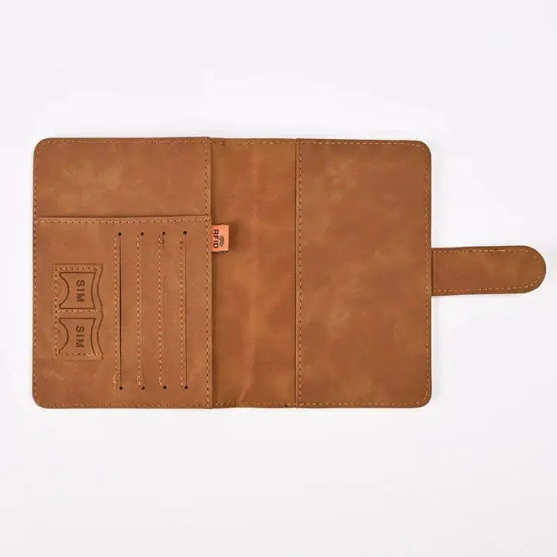 PU Leather Passport and Card Holder - Boaties Collective