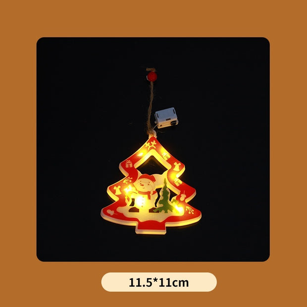 Decorative String Lights Christmas House Christmas Tree Pendant - Boaties Collective