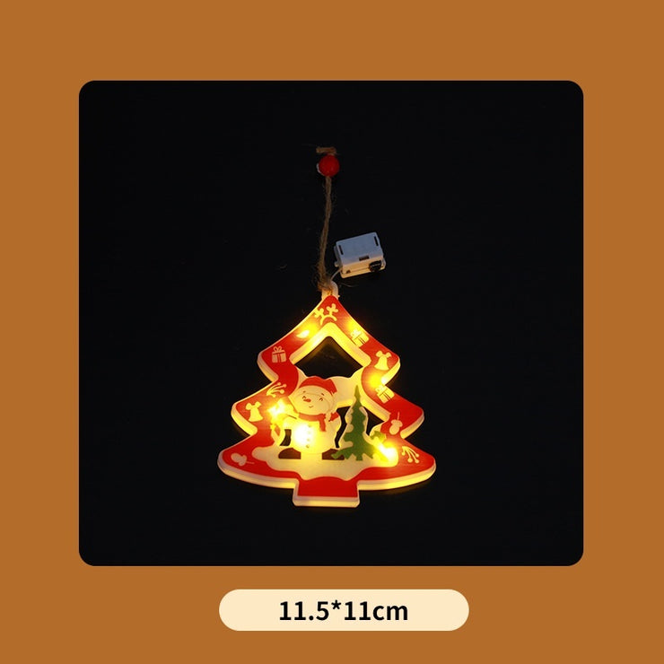 Decorative String Lights Christmas House Christmas Tree Pendant - Boaties Collective