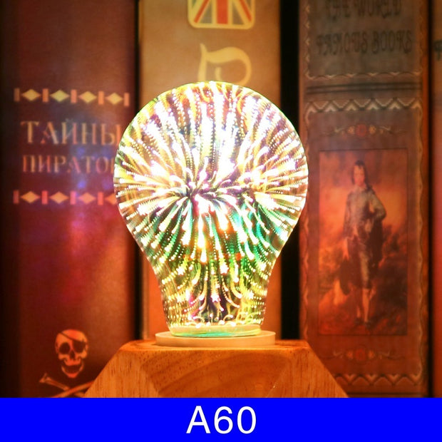 3D Fireworks Decorative Light Bulb Christmas Lights Christmas Home Decorations - Boaties Collective