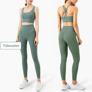 Seamless Yoga Set Gym Fitness Clothing Women Workout Set - Boaties Collective
