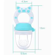 Silicone Teether & Fresh Food Feeder for Babies (3-12 Months) - Boaties Collective